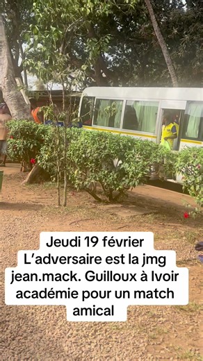 Vendredi 20 février un match amical ce jouerait au sein de l’académie ivoir