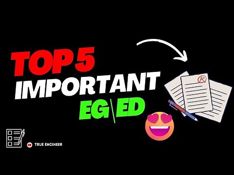 Engineering Graphics Engineering Drawing Top 5 Important Questions Rgpv Exam | True Engineer