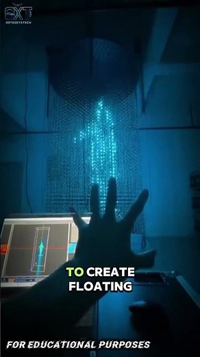 3D LED Matrix Light Curtain — When Data Becomes Light. #documentary #usashorts #fyp