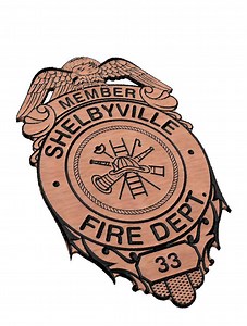 Shelby Fire Department Badge SVG - Etsy