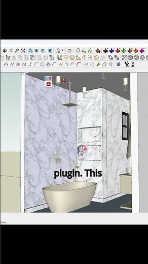 SKETCHUP tutorial / how to create 3d wall pattern in one click