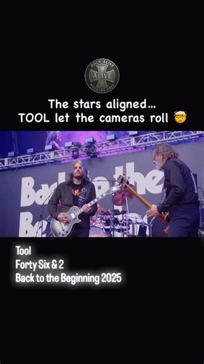 Rock ALIVE 70x7 on Instagram: "Forty Six & 2 is one of Tool’s most iconic tracks, released in 1996 on their breakthrough album Ænima. The song dives deep into themes of personal evolution and Jungian psychology, exploring the idea of moving toward a ‘higher self.’ A masterpiece of rhythm, intensity, and transformation. #Tool #FortySixAnd2 #Ænima DannyCarey MaynardJamesKeenan AdamJones JustinChancellor ProgMetal This Back to the Beginning performance has become legendary among musicians — especia