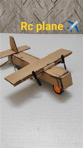 Rc plane ✈️ homemade #rc #dcmotor #diy #experiment #shorts #viral #project #youtube