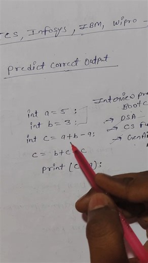 SYNTAX_ERROR • Abhishek • Freelancer on Instagram: "Free access of interview preparation bootcamp 🚀🔥 Comment right answer to get a course link #dsainterviewquestionsandanswers #programming #PlacementPreparation2026 #codinglife"