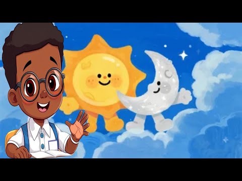 🌞🌙 “The Sun and the Moon | A Bedtime Story for Kids | kindergarten Read-Aloud books Animation”