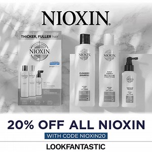 95 reactions · 14 comments | Are you experiencing hair thinning? Discover Nioxin's 3 Step System Kits, with 20% off today, that will give you thicker, fuller-looking hair. Use code NIOXIN20 Endorsed by Institute of Thricologists. | NIOXIN | Facebook
