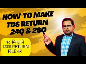 TDS Return Filling Online | How to Make ETDS Return Online By The Accounts