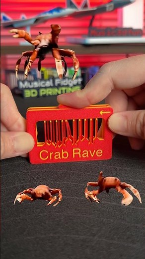 Time for the Crab Rave! 🦀🏝️ - Noisestorm 'Crab Rave' | Musical Fidget #shorts