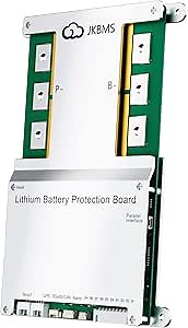 JKBMS Smart BMS 4S-8S 12V-24V 300A 2A Active Balance Built-in Bluetooth with CAN RS485 PCB Battery Protection Board for LiFePO4 Li-ion LTO Battery Pack (JK-B2A8S30P)