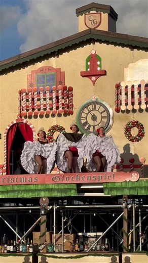 These ladies sure can-can dance! 💃🇫🇷 We hope you loved Madame Gigi's Outrageous French Cancan Dancers performance on the Glockenspiel as much as we did! 👏 🎄🌎 #ChristmasAroundtheWorld #CATW #Cleveland #events #holiday #festival #cancandancers | Christmas Around The World CLE
