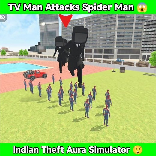 TV Man Attacks Spider Man 😱