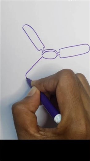Simple Fan Drawing