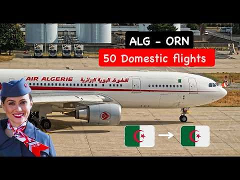 AIR ALGERIE A330 Business Class Algiers to Oran 🇩🇿 !!!