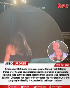 Astronomer announces that CEO Andy Byron has resigned after the viral Coldplay moment. #TV47News | TV47 Digital