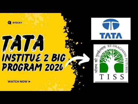 Tata Institue 2 BIG Program 2026 || Tata Case Crux || Tata Blueprint Battle || Register Now!!