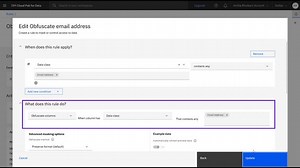 Enable advanced masking options and create a masking flow: Cloud Pak for Data as a Service