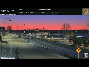 Fort Madison Sunrise Time Lapse 2-17-24