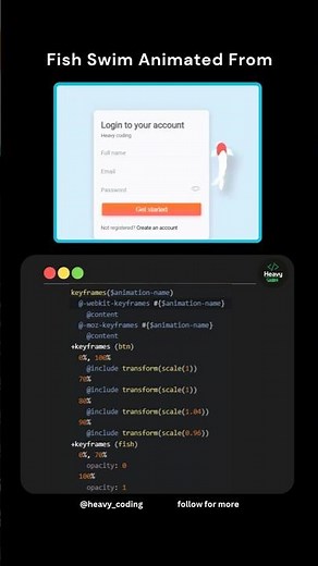 Make This Login Animation Using Only HTML CSS #cssanimations #frontenddeveloper #shortsfeed #shorts