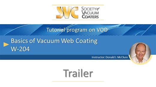 W-204: Basics of Vacuum Web Coating