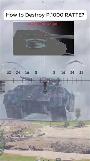 How to Destroy P.1000 RATTE?