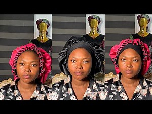 HOW TO CUT AND SEW 3 IN 1 HAIR BONNET