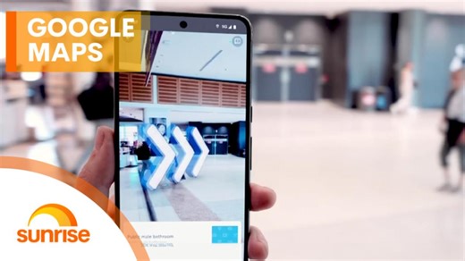 Google Maps at the airport