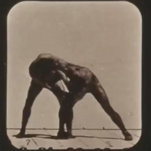 Athletes Wrestling (1881) Eadweard Muybridge
