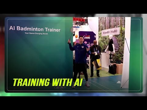 U.S. Olympic badminton player tries out AI-assisted training program at CES | ABS-CBN News
