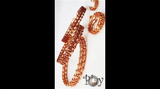 Play with wire | Zigzag bangle bracelet | rings | ear cuff @LanAnhHandmade 666 #Shorts