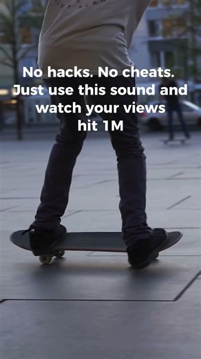 No Hacks Needed: Just Use This Sound for 1M Views 📈
