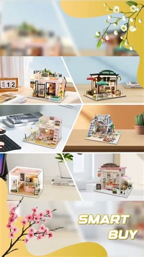 DIY Wooden Dollhouse Kit Model M903 Sea Villa Studio