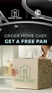 Home Chef delivers pre-portioned ingredients and easy-to-follow recipes to your door, and now, they’re sending out a free pan from HexClad! For a limited time, get a FREE HexClad 10” FryPan with a lid ($169 value) when you order from Home Chef 3 times. Plus get meals starting at $4.99/serving and Free Shipping on your first order. | HexClad