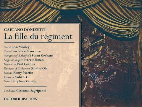 Donizetti: LA FILLE DU RÉGIMENT, 31.10.2025