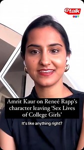 Amrit Kaur is excited to return to college! 🎒 While chatting about the release of her new Audible book ‘As Luck Would Have It’ (in which she voices hockey coach), Amrit chatted to us about the “sad but beautiful” realities of friendship and Reneé Rapp’s character Leighton leaving ‘Sex Lives of College Girls’. 🎬 #AmritKaur #ReneeRapp #SLOCG #SexLivesOfCollegeGirls #AsLuckWouldHaveIt #Audible | etalk