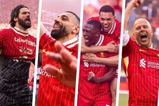 LFC title celebrations: Slot dancing, YNWA, ball boys & more!