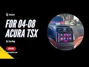 Android 13 Car radio GPS for Acura TSX 2004 2005 2006 2007 2008 apple carplay android auto #navitech