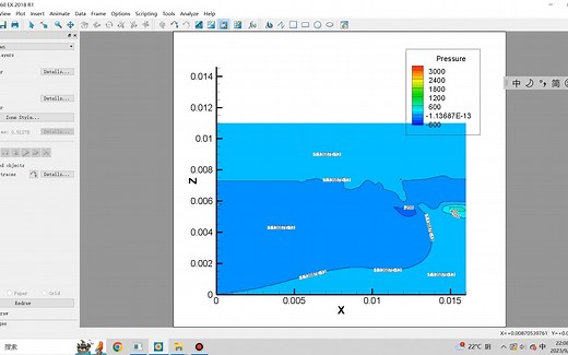 tecplot云图等值线及数值绘制