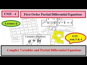 CVPDE:unit-4_6| Formation of PDE | GTU-sem 3 & 4 (Mechanical & Civil Engineering)