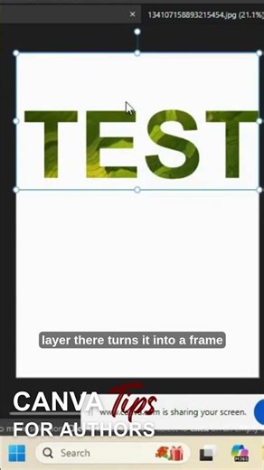 Creating 'image within text' masks for your book covers, using Affinity
