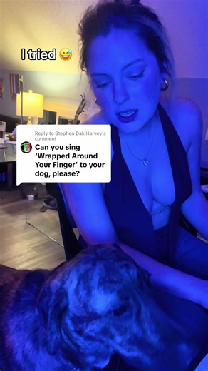 Replying to @Stephen Dak Harvey idk if he’s a Police fan 🤷‍♀️ #fyp #1980s #80smusic #dogsoftiktok #dogmom