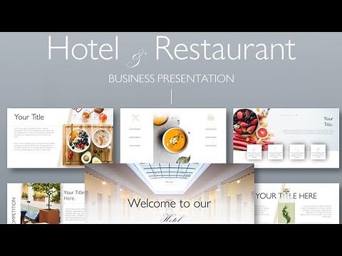 Hotel and Restaurant template in powerpoint. Powerpoint tricks