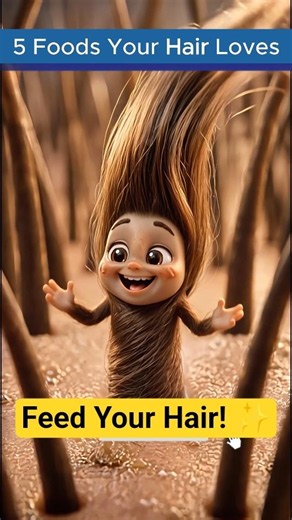 Your Hair Loves These 5 Foods 😳✨ #shorts