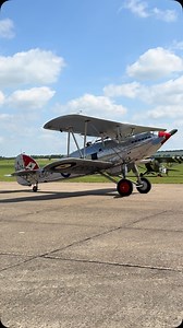 The Hawker Fury is a British biplane fighter aircraft used by the Royal Air Force in the 1930s. #planespotting #aviation #planespotter #flying #avgeek #avgeeks #pilot #landing #lovelife #hawkerfury | The Flying Duck77