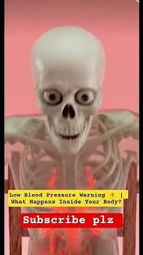 Low Blood Pressure Warning ⚠️ | What Happens Inside Your Body? (#science #health #biology
