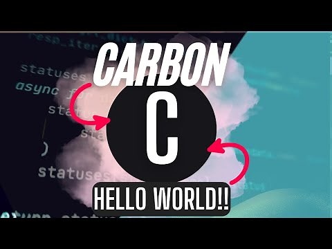 I Made a Program in Carbon - Google's new C++ successor.