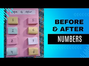 before and after numbers activity | before and after numbers for kindergarten