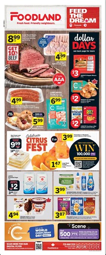 Flyer for FOODLAND, Find out the NEW DEALS🎯🛒 📆Valid from February 26 to March 4, 2026 Flyer here : https://bit.ly/Flyers-Foodland #foodland #grocerysavings #deals | Flyers Online