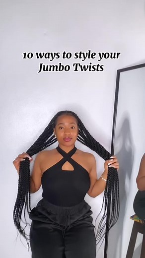 I styled my old jumbo braids in 10 styles 💇‍♀️ - Which look is your fav ? - #jumbotwist #jumbobraids #fypシ #hairstyle #hairvlog