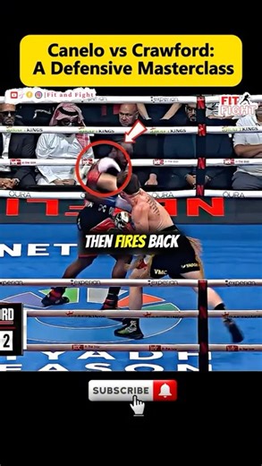 Canelo vs Crawford: A Defensive Masterclass #boxing #boxinghighlights