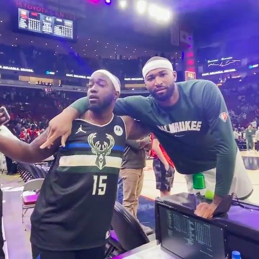 DeMarcus Cousins meets his biggest fan 😄 ‪@JiDion‬